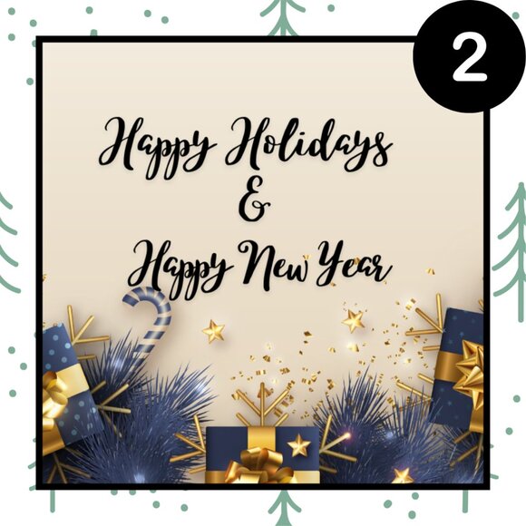 Holiday Thank You Cards & Stickers - Picture 3 of 5